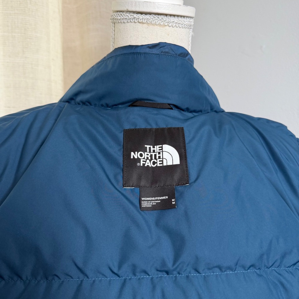 The North Face Aconcagua II 550 Down Puffer Jacket Teal Blue Women's Medium - Picture 8 of 10